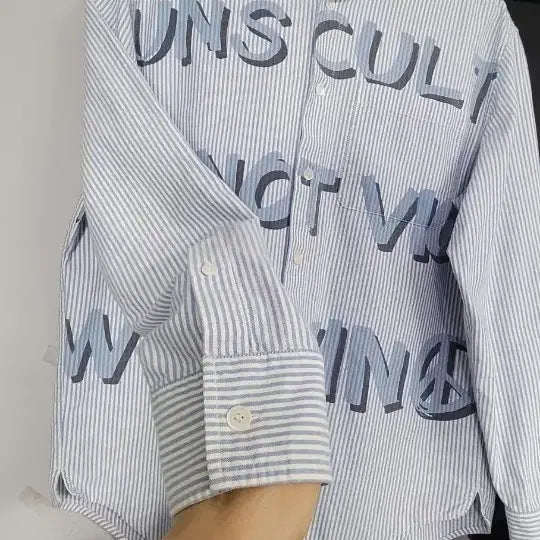 [BUNJANG] SYSTEM Striped Cotton Shirt / 100~105 명품 한섬 SYSTEM 고급지고 멋스런 면스트라이프셔츠 ㅡ