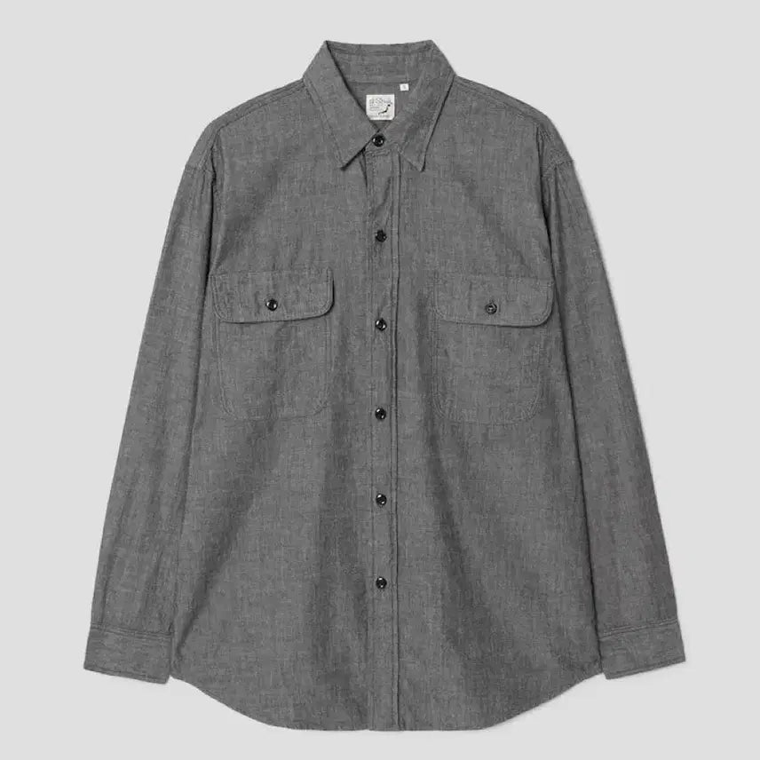[SOLD OUT] orslow / Chambray Work Shirt Black / 4