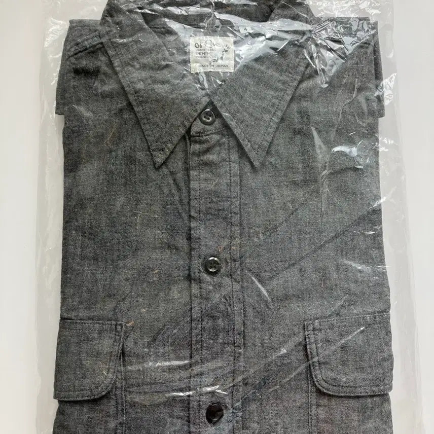 [SOLD OUT] orslow / Chambray Work Shirt Black / 4