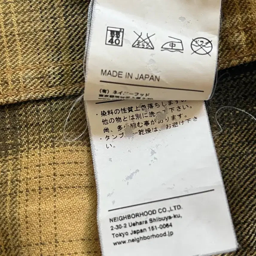 [BUNJANG] NEIGHBORHOOD Flannel Plaid Shirt / NEIGHBORHOOD FLANNEL PLAIDS SHIRTS