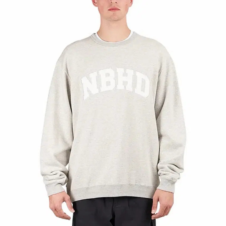 [BUNJANG] Neighborhood Classic Crewneck Sweatshirt Gray L / 네이버후드 21aw 클래식 크루넥 스웻 맨투맨 그레이 L