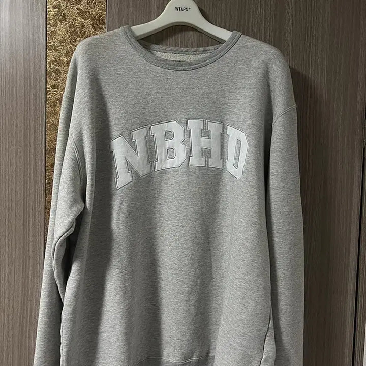 [BUNJANG] Neighborhood Classic Crewneck Sweatshirt Gray L / 네이버후드 21aw 클래식 크루넥 스웻 맨투맨 그레이 L