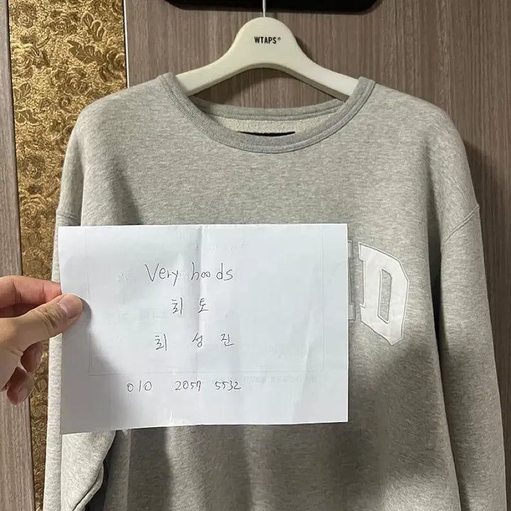 [BUNJANG] Neighborhood Classic Crewneck Sweatshirt Gray L / 네이버후드 21aw 클래식 크루넥 스웻 맨투맨 그레이 L
