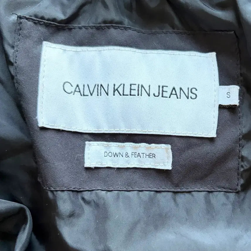 [BUNJANG] Calvin Klein Black Goose Down Padded Jacket / 캘빈클라인 블랙 다운 패딩