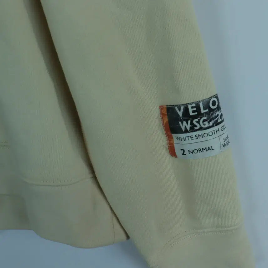 [BUNJANG] KODAK Big Logo Printed Oatmeal Beige Sweatshirt / 코닥 KODAK 정품 빅 로고 프린팅 맨투맨 오트밀 베이지 90