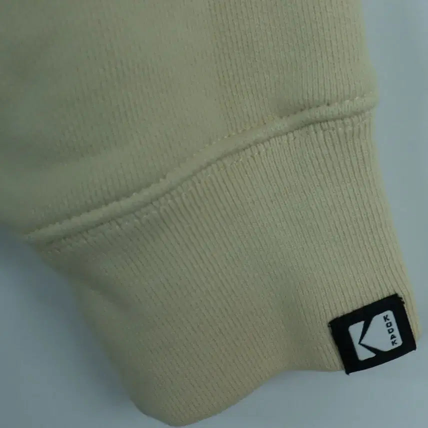 [BUNJANG] KODAK Big Logo Printed Oatmeal Beige Sweatshirt / 코닥 KODAK 정품 빅 로고 프린팅 맨투맨 오트밀 베이지 90