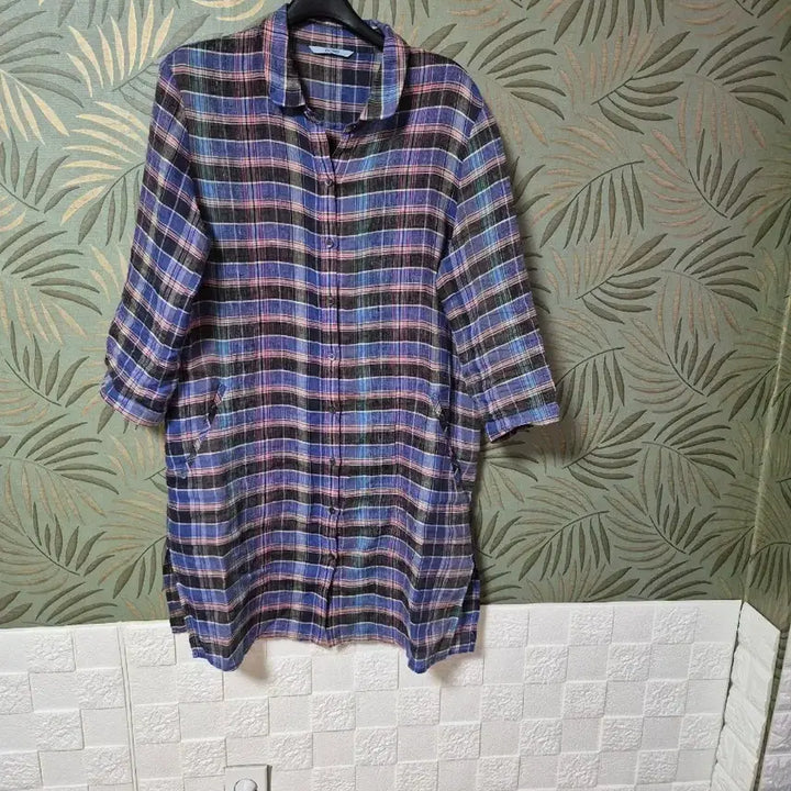 [BUNJANG] BCBG Linen Blend Long Shirt / BCBG 마 롱셔츠