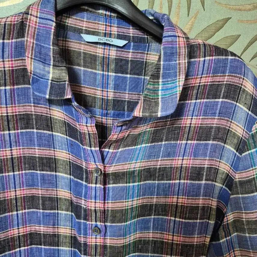 [BUNJANG] BCBG Linen Blend Long Shirt / BCBG 마 롱셔츠