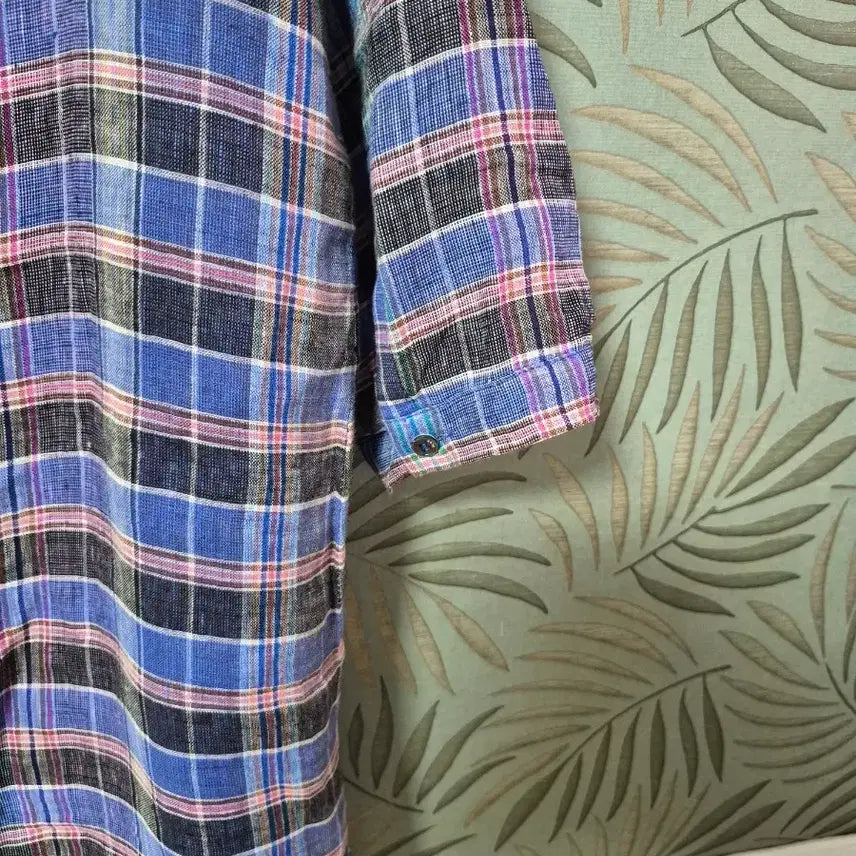 [BUNJANG] BCBG Linen Blend Long Shirt / BCBG 마 롱셔츠