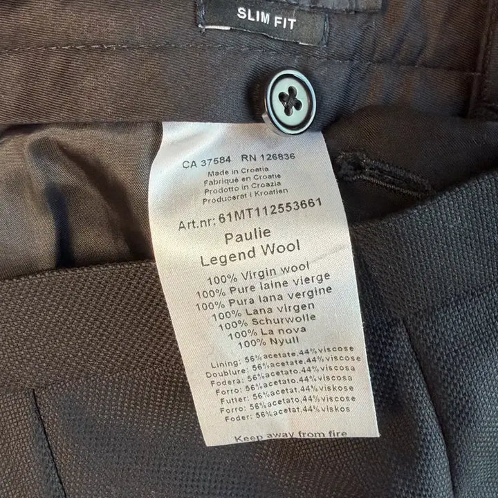[BUNJANG] J. Lindeberg Wool Suit Trousers Black 46 / J 린드버그 울 정장 바지 블랙 46 미사용