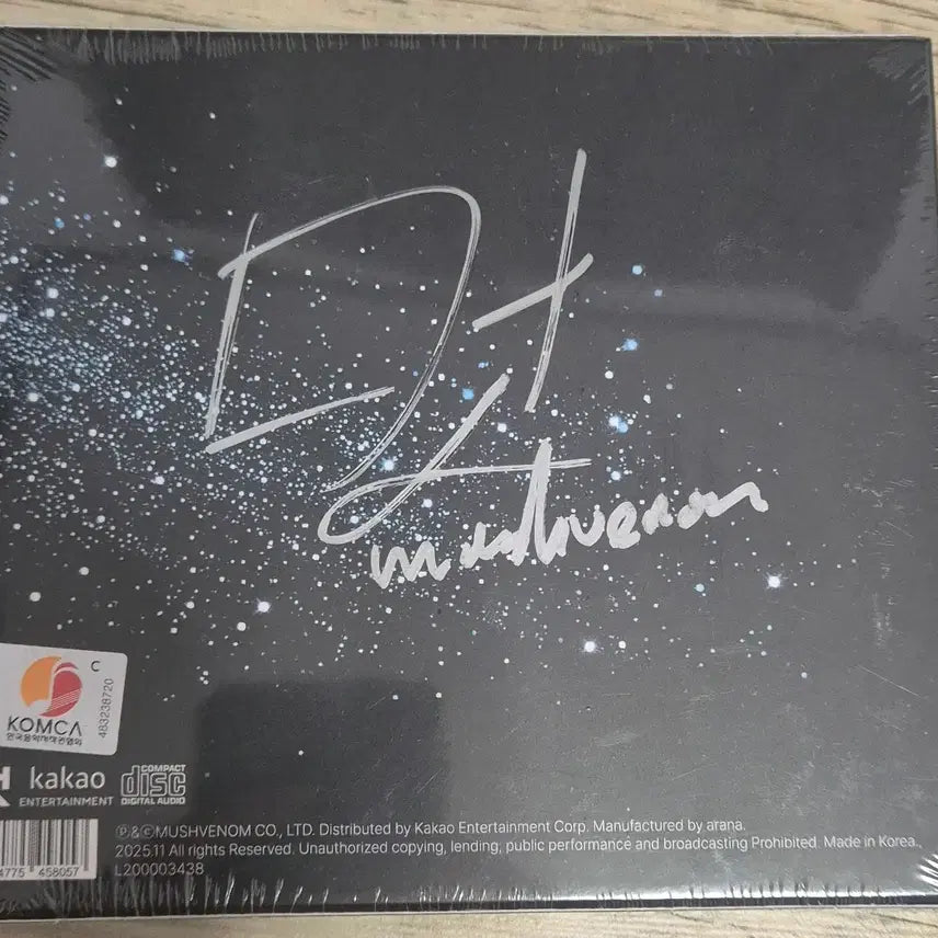 [BUNJANG] Mushvenom Unsealed Signed Album / 머쉬베놈 얼 사인반