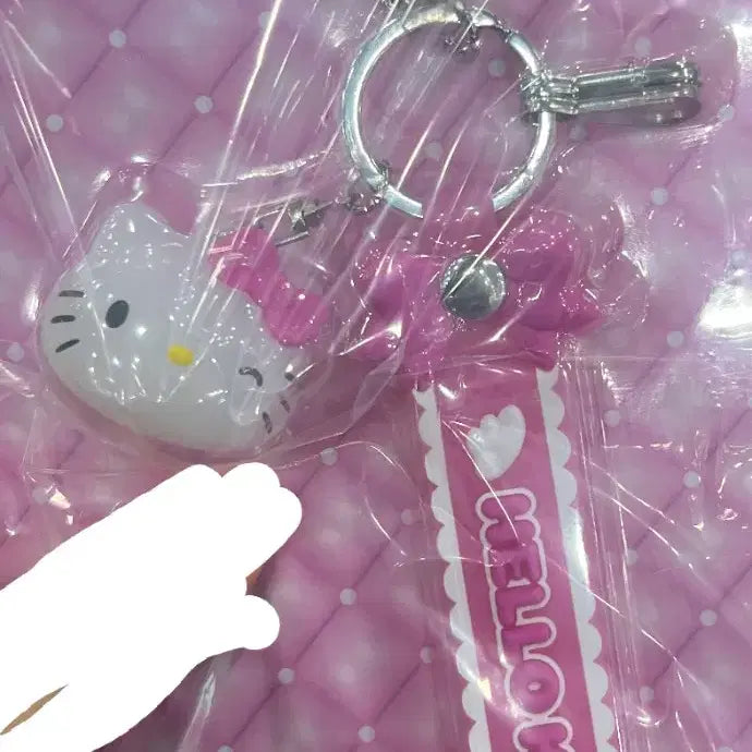 [BUNJANG] Sanrio Kuromi Kitty Keyring / 산리오 쿠지 5등상 키티키링