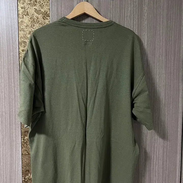 [SOLD OUT] 비즈빔 24SS 코튼실크 반팔 티셔츠 올리브 4