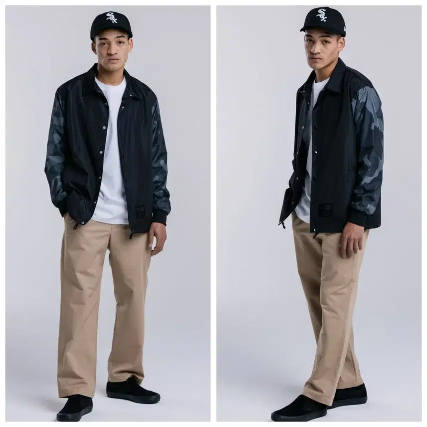 [BUNJANG] New Era Japan Black Label Coach Jacket (XL) / 뉴에라 JAPAN 블랙라벨 (XL) 코치자켓