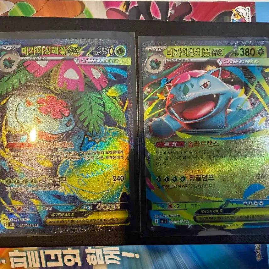 [BUNJANG] Mega Venusaur EX SR/RR Bundle Set / 메가이상해꽃 EX SR/RR 일괄