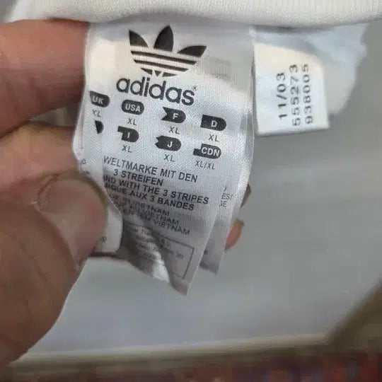 [BUNJANG] Adidas Superstar Track Top Jersey White Gold XL / 아디다스 빅트레포일 슈퍼스타 트랙탑 져지 화이트골드 xl