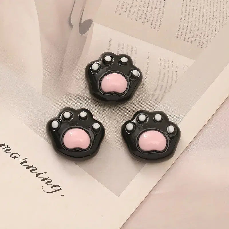 [BUNJANG] Mini Cat Paw Parts (13 Pieces) - Random / 미니 고양이 발바닥 파츠  탑꾸재료 13개당 랜덤