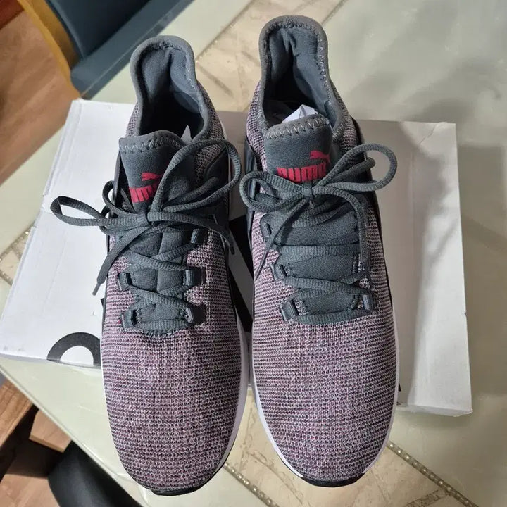 [BUNJANG] Puma Running Shoes Gray/Red / 푸마 운동화 런닝화 그레이/레드 새상품입니다