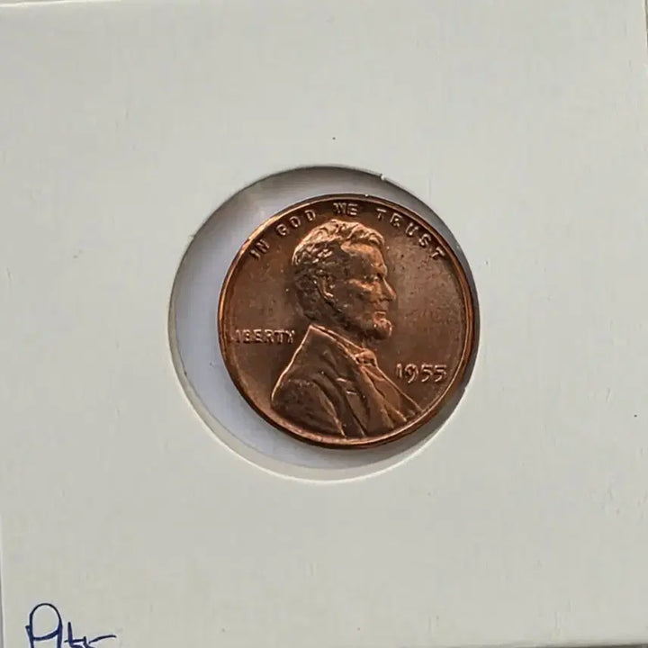 [BUNJANG] Lincoln 1955 Uncirculated Penny / 링컨 1센트 1955년도 미사용 페니