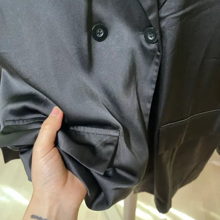 [SOLD OUT] 블랙 블라우스 셔츠 자켓
