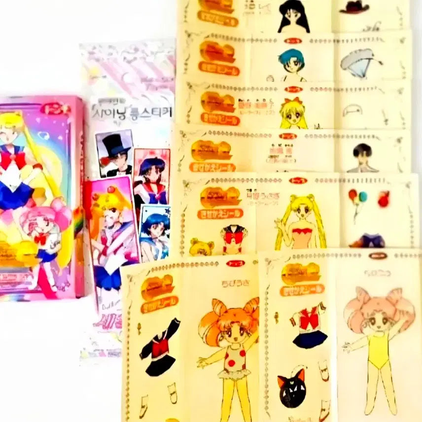 [BUNJANG] Sailor Moon Coordinate Sticker Set / 세일러문 코디스티커 2종세트, 세일러문 코디 스티커, 코디스티커