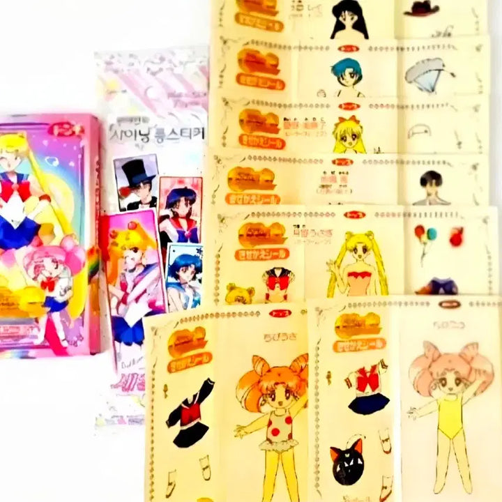 [BUNJANG] Sailor Moon Coordinate Sticker Set / 세일러문 코디스티커 2종세트, 세일러문 코디 스티커, 코디스티커