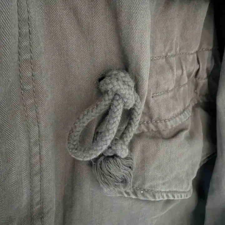 [BUNJANG] Polo D&amp;S Skull American Flag Flying Lion Patch M-65 Field Jacket / 폴로 D&amp;S 스컬 성조기 플라잉라이언 패치 야상