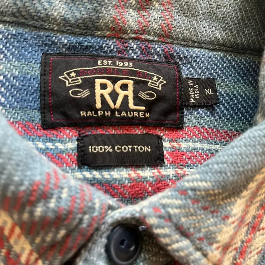 [BUNJANG] RRL Flannel Plaid Shirt / 90s RRL FLANNEL PLAIDS SHIRTS