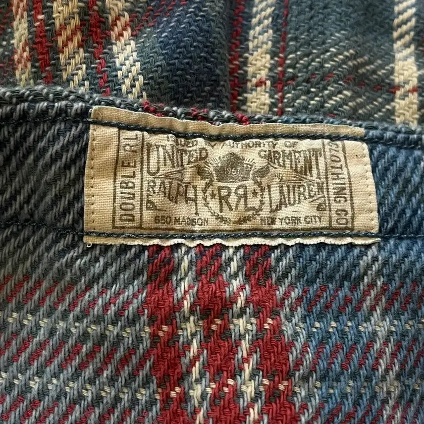 [BUNJANG] RRL Flannel Plaid Shirt / 90s RRL FLANNEL PLAIDS SHIRTS
