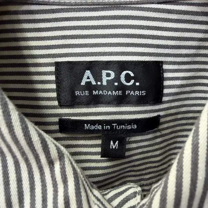 [SOLD OUT] 정품) APC 아페쎄 남성 스트라이프 셔츠겸 자켓 M