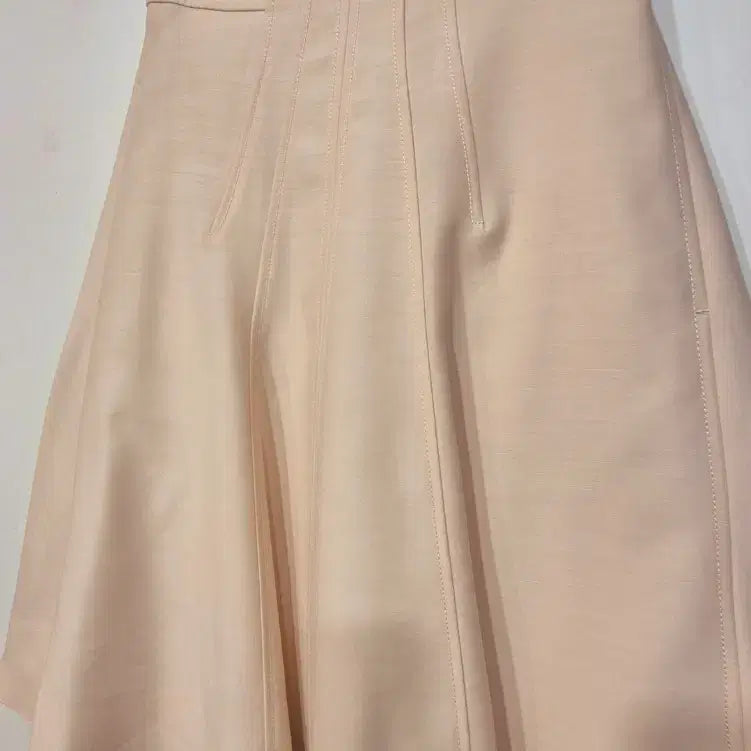 [SOLD OUT] 오브제 베이지 A라인 플레어 스커트