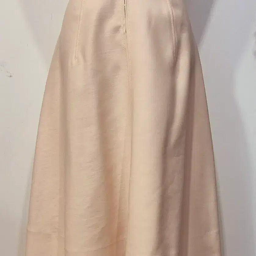 [SOLD OUT] 오브제 베이지 A라인 플레어 스커트