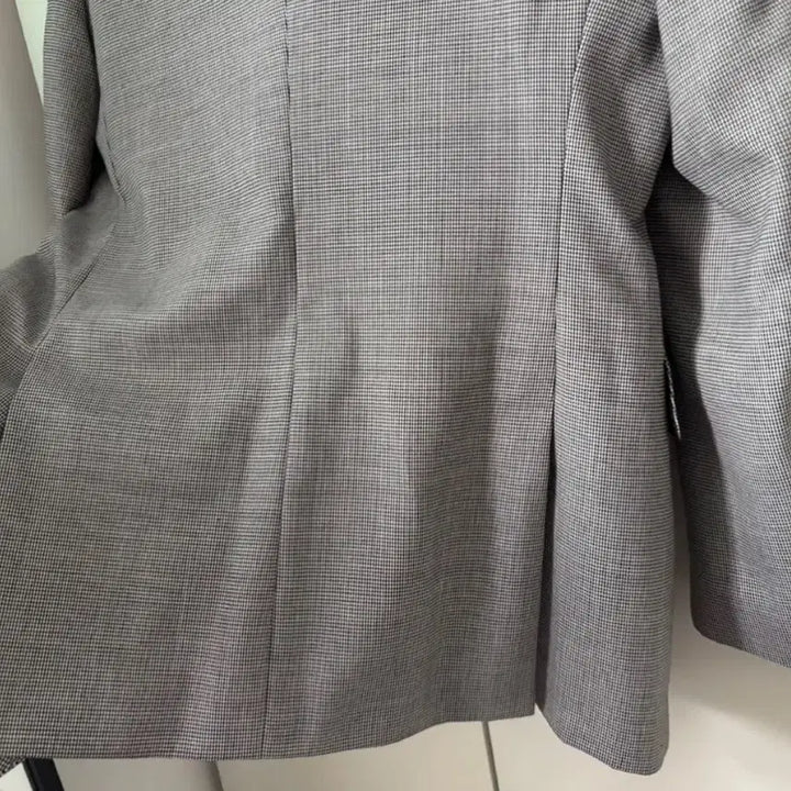 [BUNJANG] ZIG Grey Checkered Wool Suit Set / 지이크 모직원단 잔체크 그레이 정장 셋업 수트 100/78사이즈
