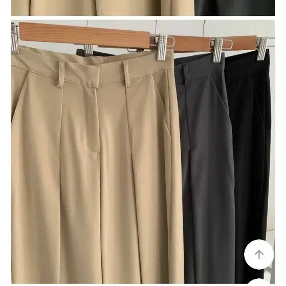 [BUNJANG] Avely High Waist Pleated Wide Pants / (에이블리) 하이웨스트 핀턱 플리츠 와이드 팬츠
