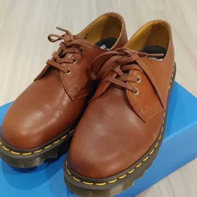 [BUNJANG] Dr. Martens 1461 ZIGGY Brown Shoes / 닥터마틴 1461 지기 브라운 41