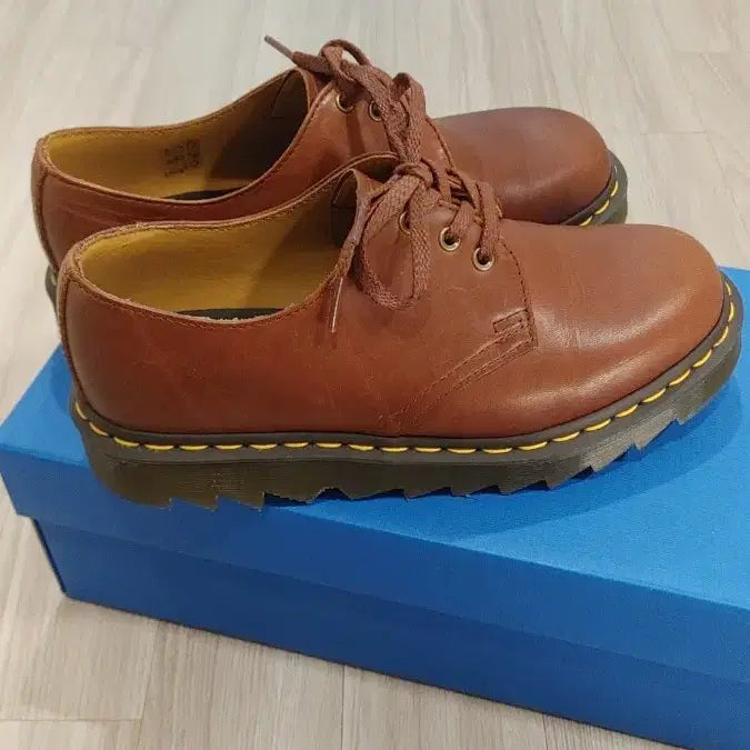 [BUNJANG] Dr. Martens 1461 ZIGGY Brown Shoes / 닥터마틴 1461 지기 브라운 41