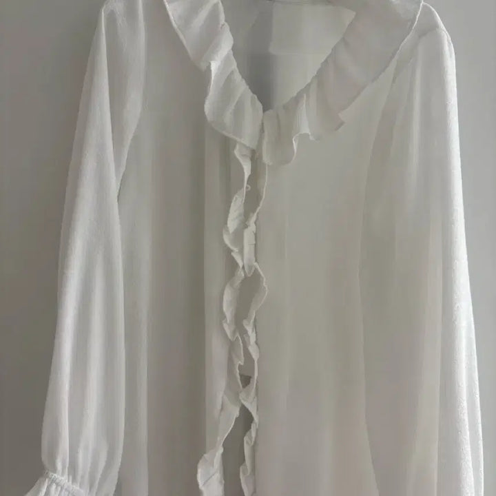 [BUNJANG] The Lil Velour Frill Blouse / 더릴 velour frill blouse