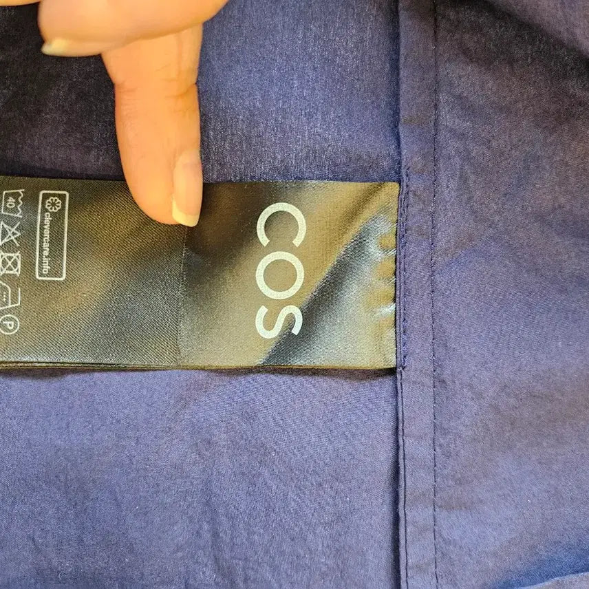[BUNJANG] COS Navy Shirt Dress (New) / COS 코스 네이비 셔츠 원피스 (새상품)