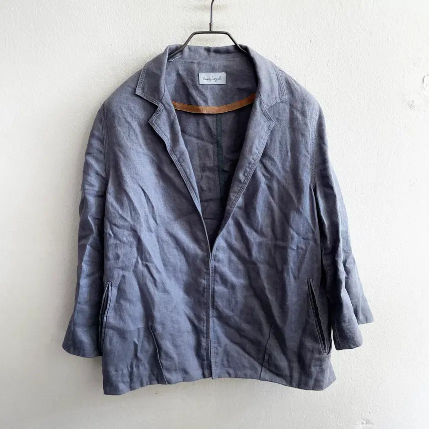 [BUNJANG] Linen Jacket (Size 66) / 66) 린넨 자켓