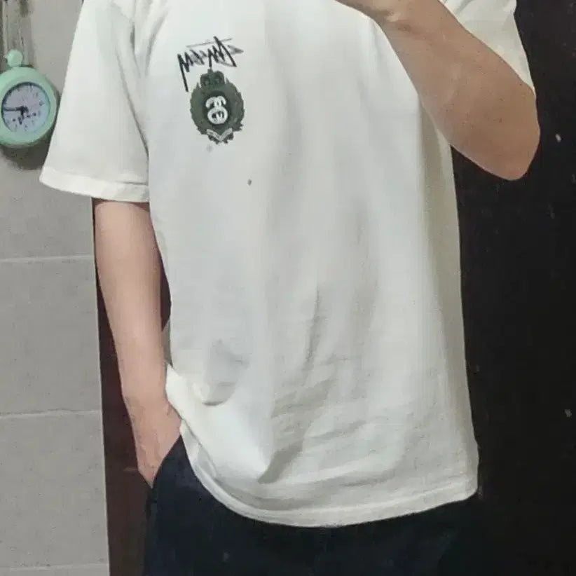 [BUNJANG] Stussy Crown Short Sleeve T-shirt / 스투시 반팔 m 티셔츠 크라운