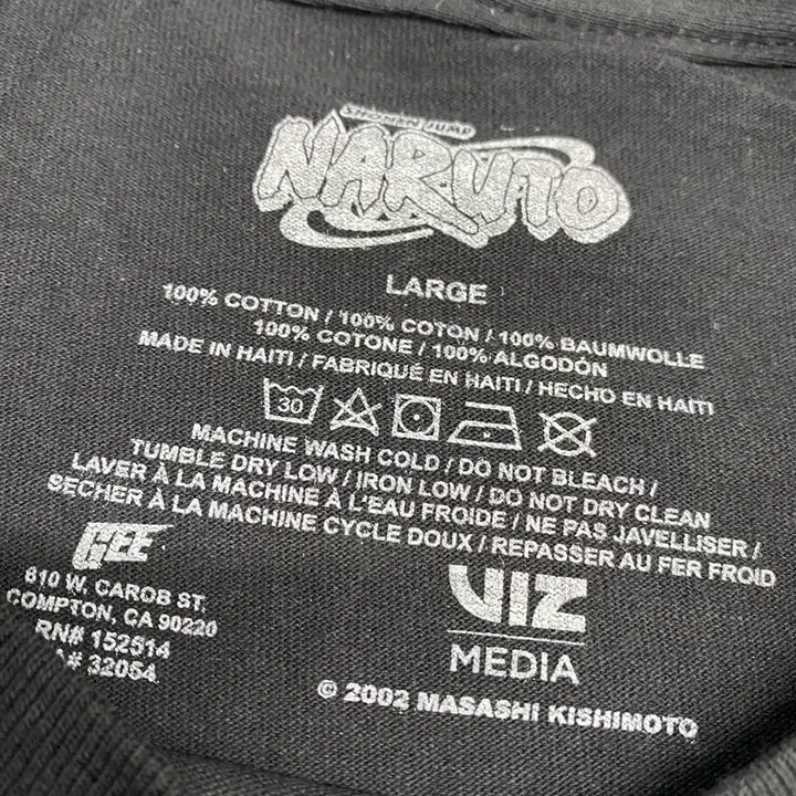 [BUNJANG] Naruto Gaara Official Anime T-shirt / 나루토 가아라 오피셜 애니메이션 티셔츠 애니티