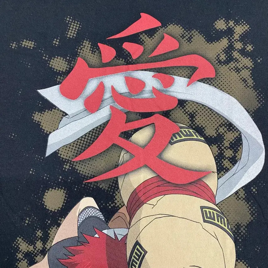 [BUNJANG] Naruto Gaara Official Anime T-shirt / 나루토 가아라 오피셜 애니메이션 티셔츠 애니티