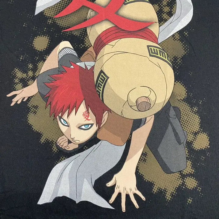 [BUNJANG] Naruto Gaara Official Anime T-shirt / 나루토 가아라 오피셜 애니메이션 티셔츠 애니티