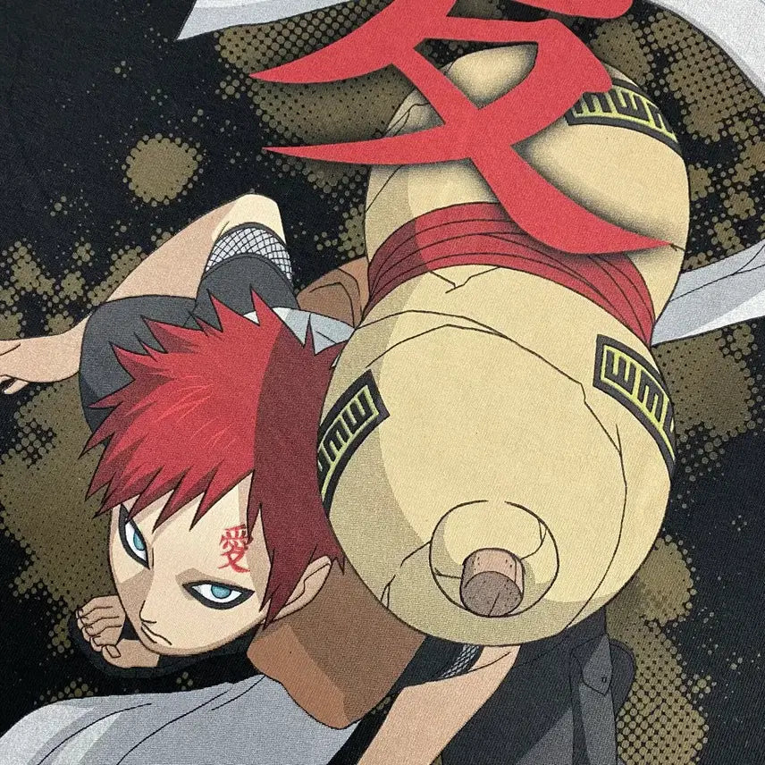 [BUNJANG] Naruto Gaara Official Anime T-shirt / 나루토 가아라 오피셜 애니메이션 티셔츠 애니티