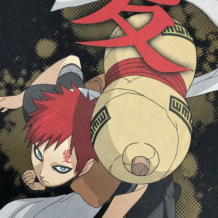 [BUNJANG] Naruto Gaara Official Anime T-shirt / 나루토 가아라 오피셜 애니메이션 티셔츠 애니티