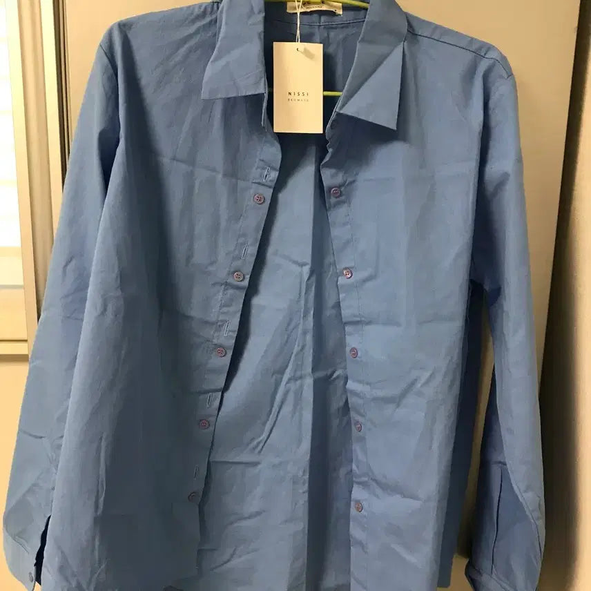 [BUNJANG] Sky Blue Shirt / 하늘색 블루 셔츠