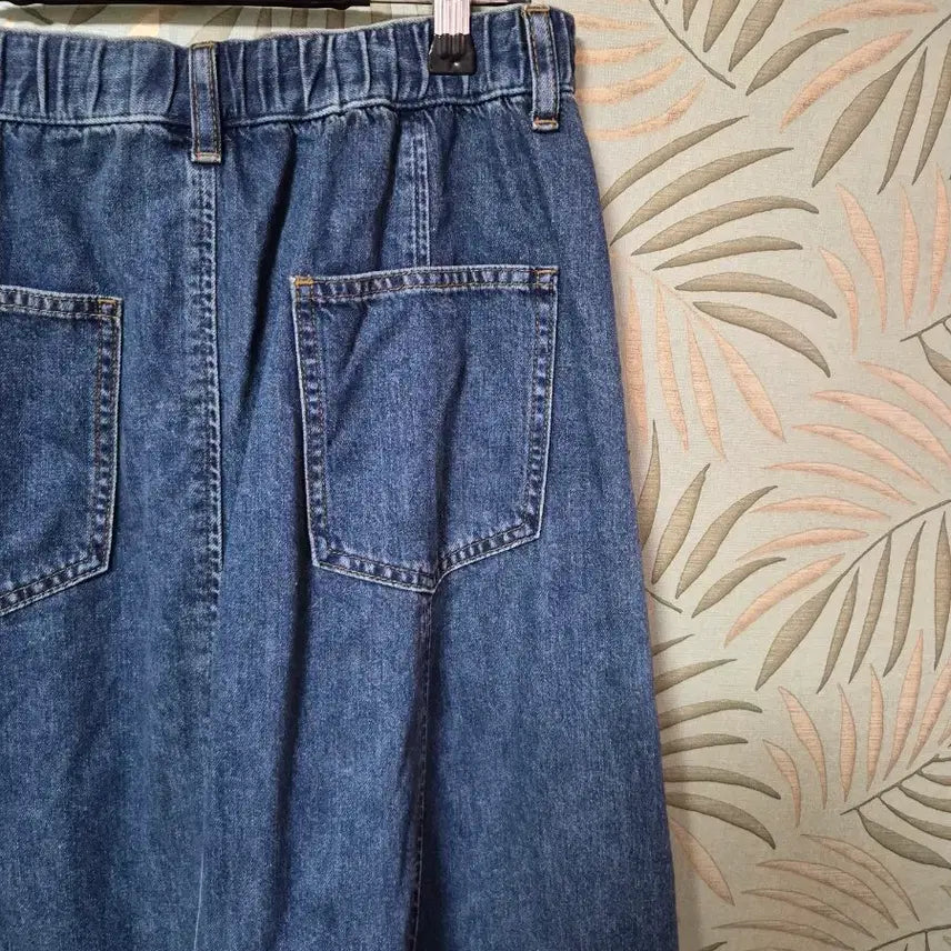[BUNJANG] Benetton Denim Long Skirt / 베네통 데님롱스커트