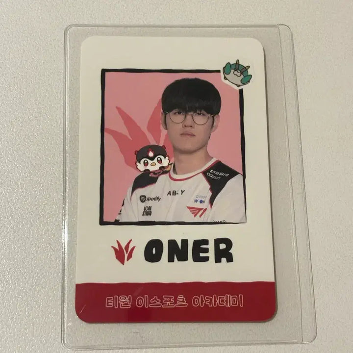 [SOLD OUT] t1 홈그라운드 이스포츠 아카데미 포토카드 t1a oner potcard