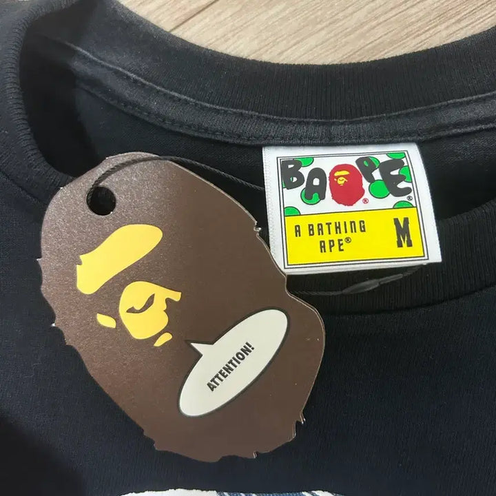 [BUNJANG] Bape T-shirt (Black, M) / 베이프 반팔 티셔츠