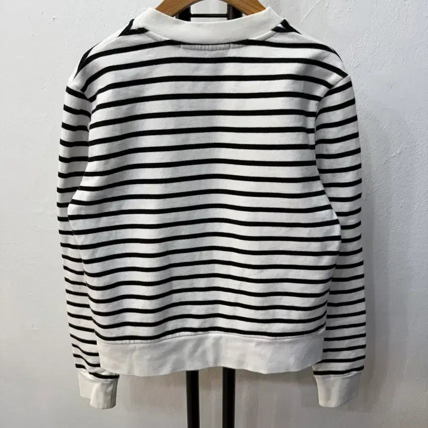 [BUNJANG] Etre Cecile Striped Pattern Sweatshirt / 정품) 에뜨르 세실 스트라이프 패턴 맨투맨 S